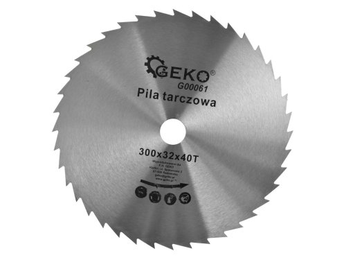 Disc circular pentru lemn, 300x32x40t, geko, g00061