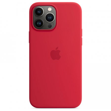 Husa spate apple mmkh2fe/a silicone case cu magsafe pentru iphone 13 pro,(product)red,blister