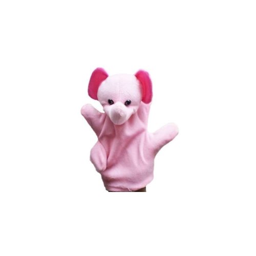 Marioneta de mana model animalut, 22.5 cm roz