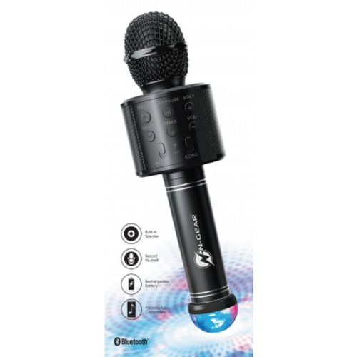 Microfon bluetooth cu lumina disco n-gear s20l