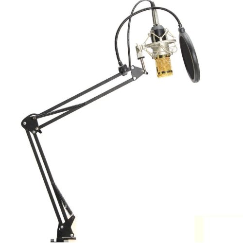 Microfon profesional de studio cu condensator bm800 cu stand inclus