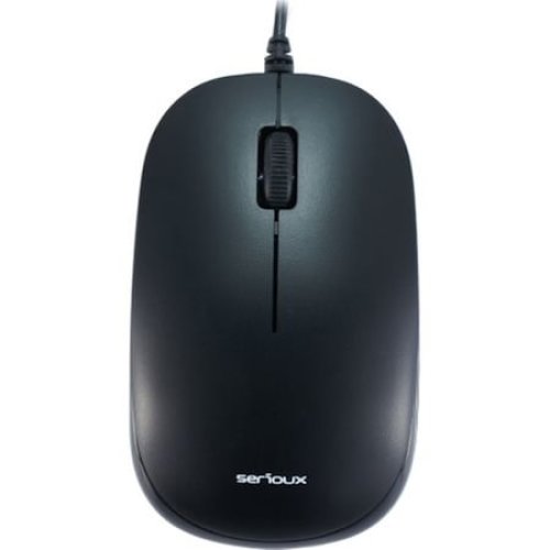 Mouse cu fir, optic, noblesse 9800m, 1000dpi, negru, ambidextru, cablu 1.6m, usb