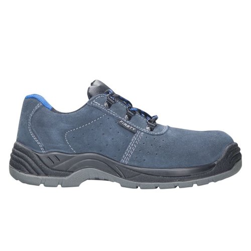 Pantofi de protectie cu bombeu metalic si lamela antiperforatie metalica firlow trek s1p sra 40 albastru