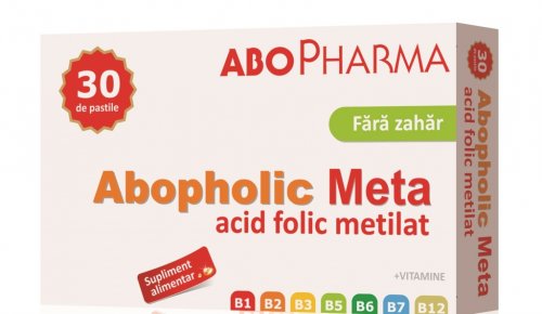 Acid folic metilat [b1 b2 b3 b5 b6 b7 b12] 30cp - abopharma