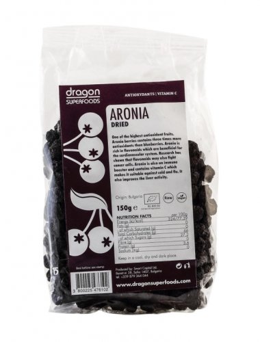 Aronia fructe uscate 150g - dragon superfoods