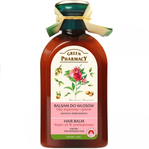 Balsam par uscat deteriorat ulei argan rodie 300ml - green pharmacy