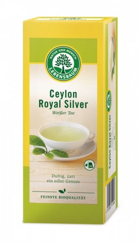 Ceai alb ceylon royal silver 20dz - lebensbaum