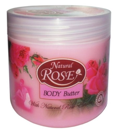 Crema corp trandafir 350ml - natural rose