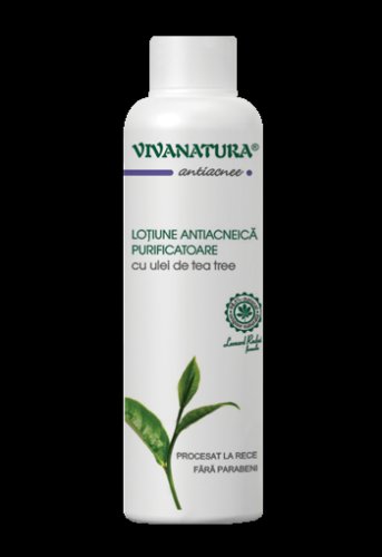 Lotiune antiacnee purificatoare ulei tea tree 150ml - viva natura