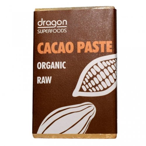 Pasta cacao liquor raw bio 200g - dragon superfoods