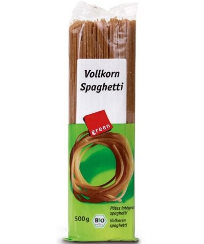 Paste spaghete grau integral 500g - green organics