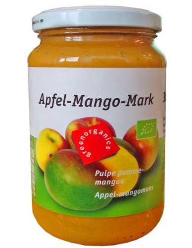 Piure pulpa mere mango 360g - green organics