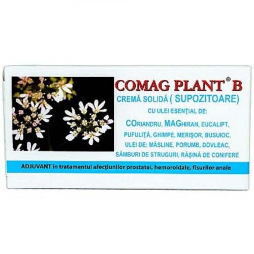 Supozitoare comag plant b 10x1,5g - elzin plant