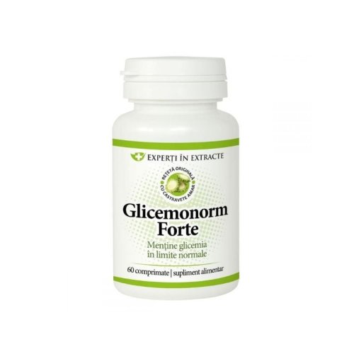 Glicemonorm forte, 60 comprimate, dacia plant