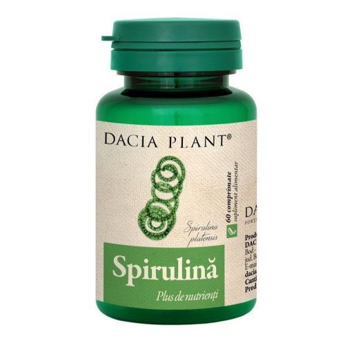 Dacia plant spirulina, 60 comprimate