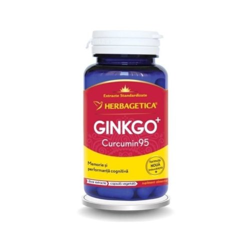 Ginkgo + curcumin 95, 120 capsule