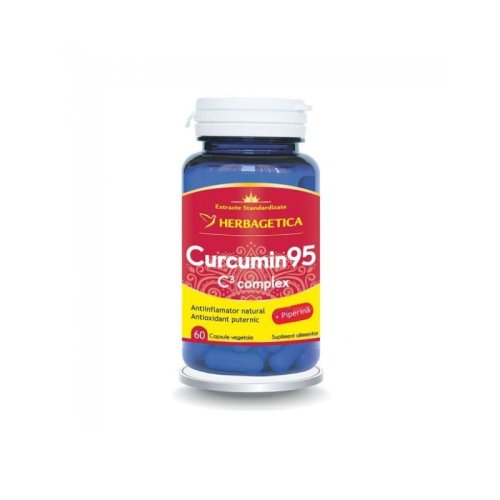 Herbagetica ginkgo curcumin95, 60 capsule