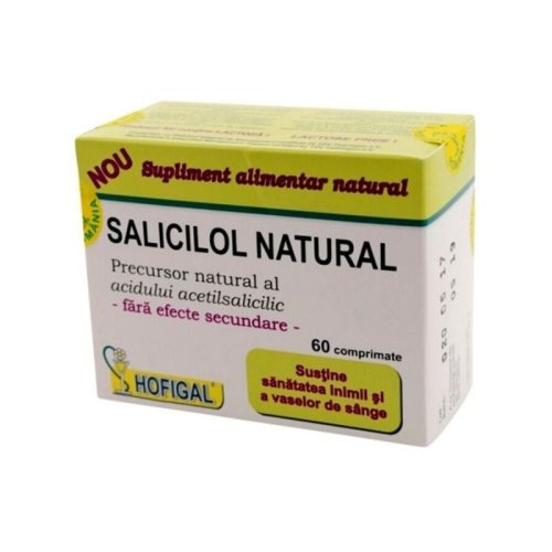 Hofigal salicilol natural, 60 comprimate