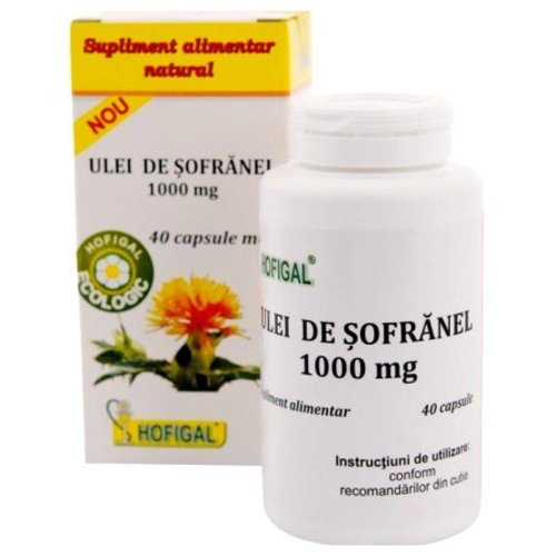 Hofigal ulei de sofranel 1000 mg, 40 capsule