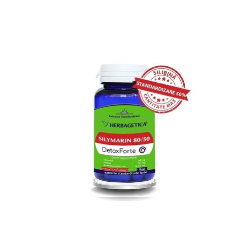 Silymarin 80/50 detox forte, 60 capsule, herbagetica
