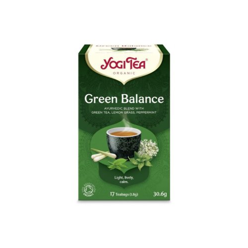 Yogi tea ceai echilibru verde, 17 plicuri